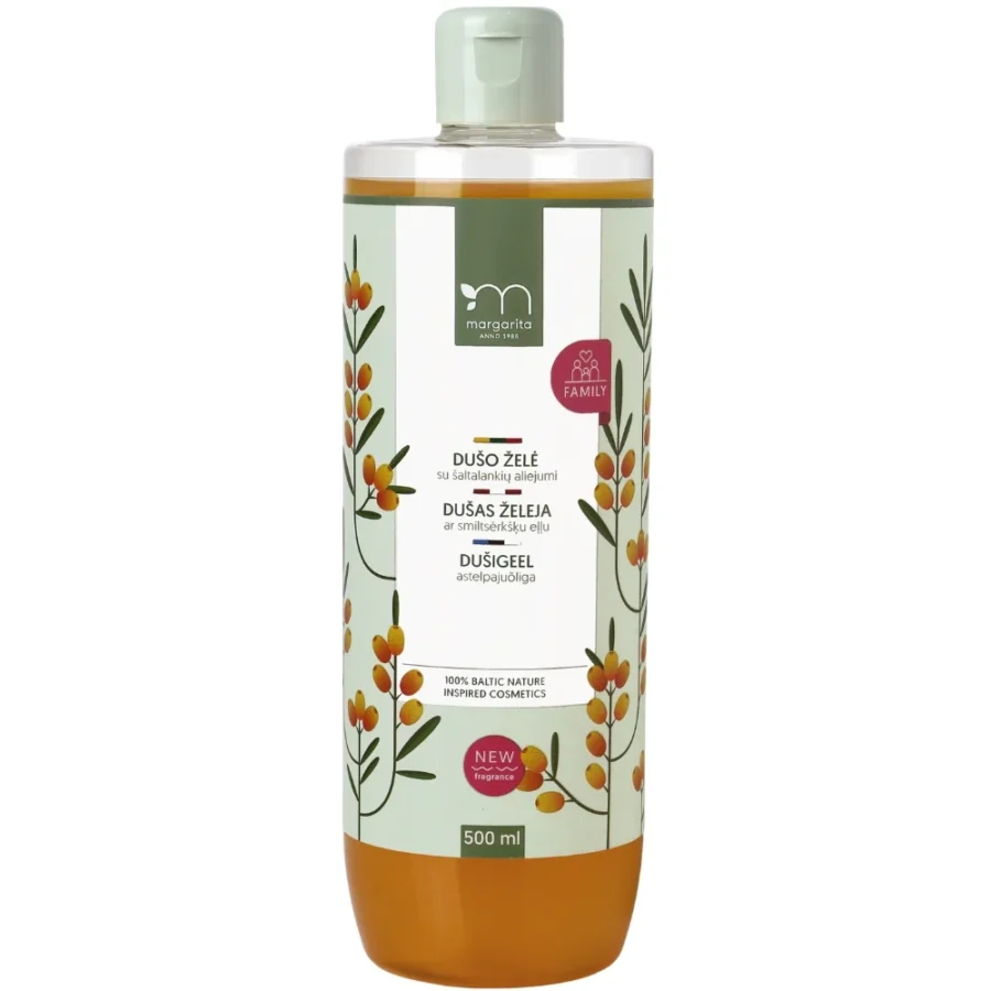 MARGARITA Shower gel with sea buckthorn oil, 500 ml