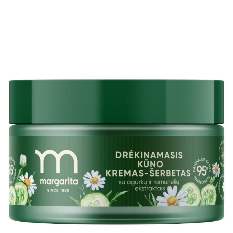 MARGARITA Moisturizing body cream-sorbet with cucumber and chamomile extracts 250ml