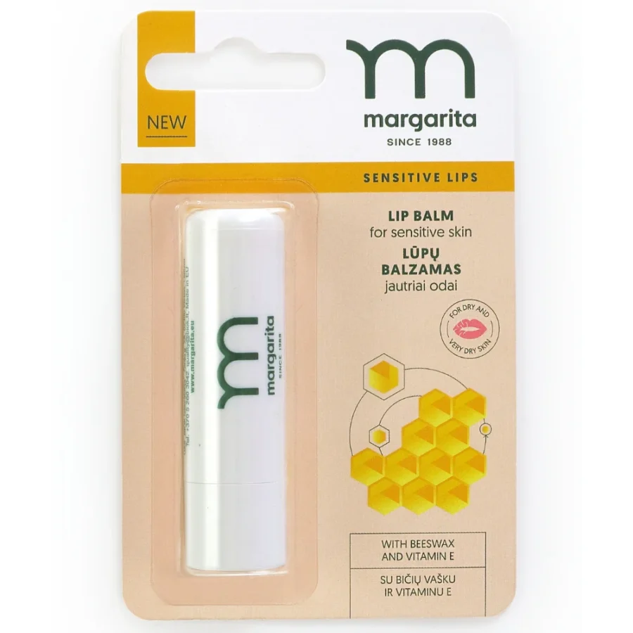 MARGARITA Lip balm for the sensitive skin with beeswax 4,4g