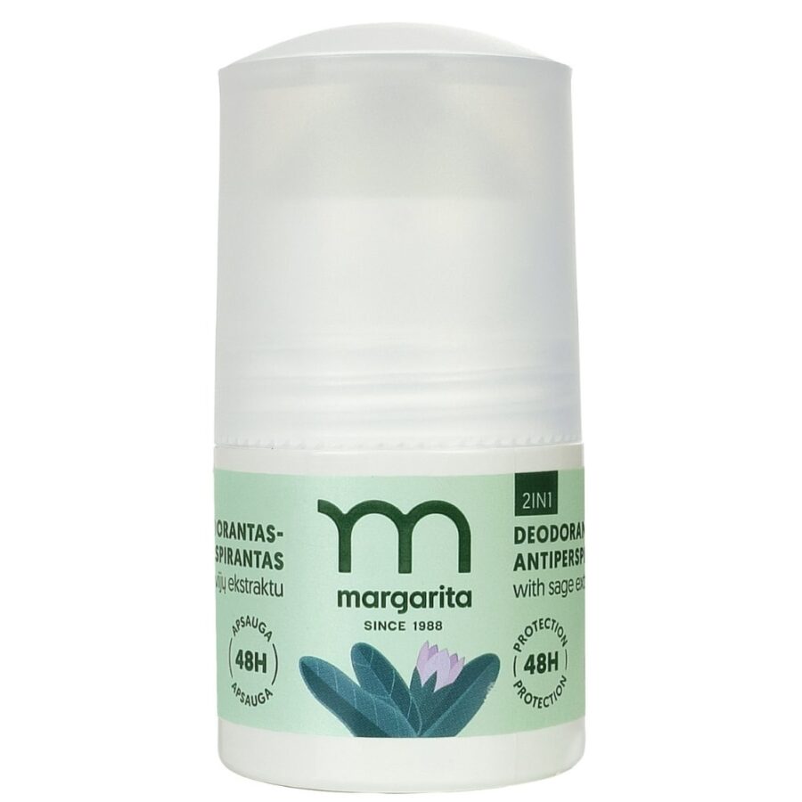 MARGARITA Creamy deodorant-antiperspirant with sage extract, 50 ml