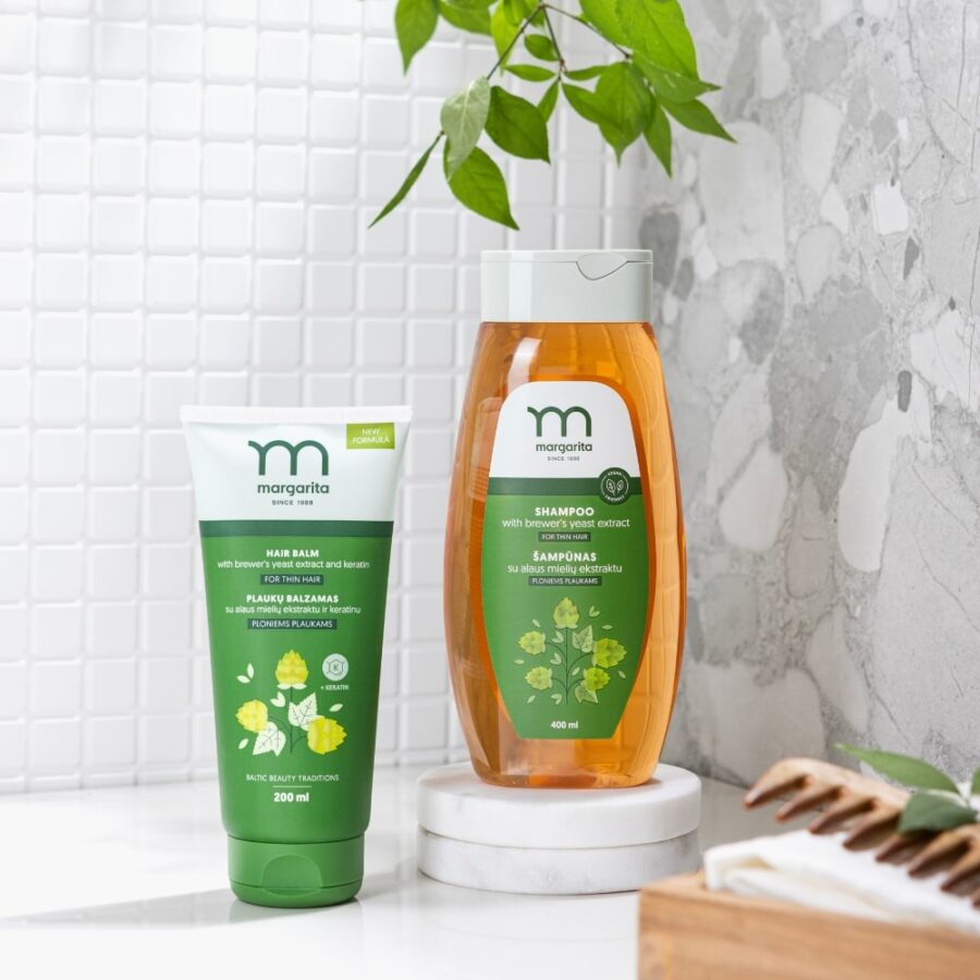 MARGARITA Shampoo for thin hair with brewer's yeast extract 400ml - Image 2