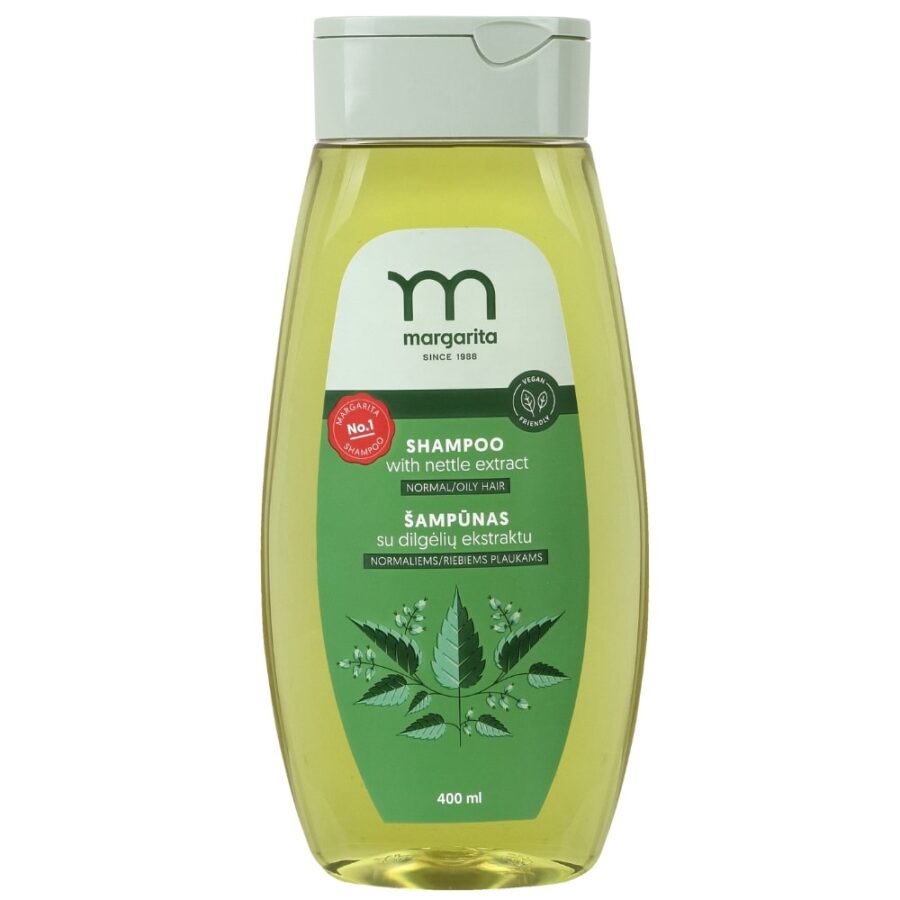 MARGARITA Shampoo with nettle extract for normal and oily hair 400ml