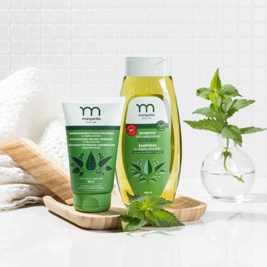 MARGARITA Shampoo with nettle extract for normal and oily hair 400ml - Image 2
