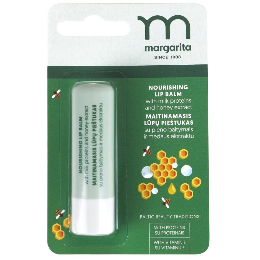 MARGARITA nourishing lip balm with milk proteins and honey extracts 3,7 g