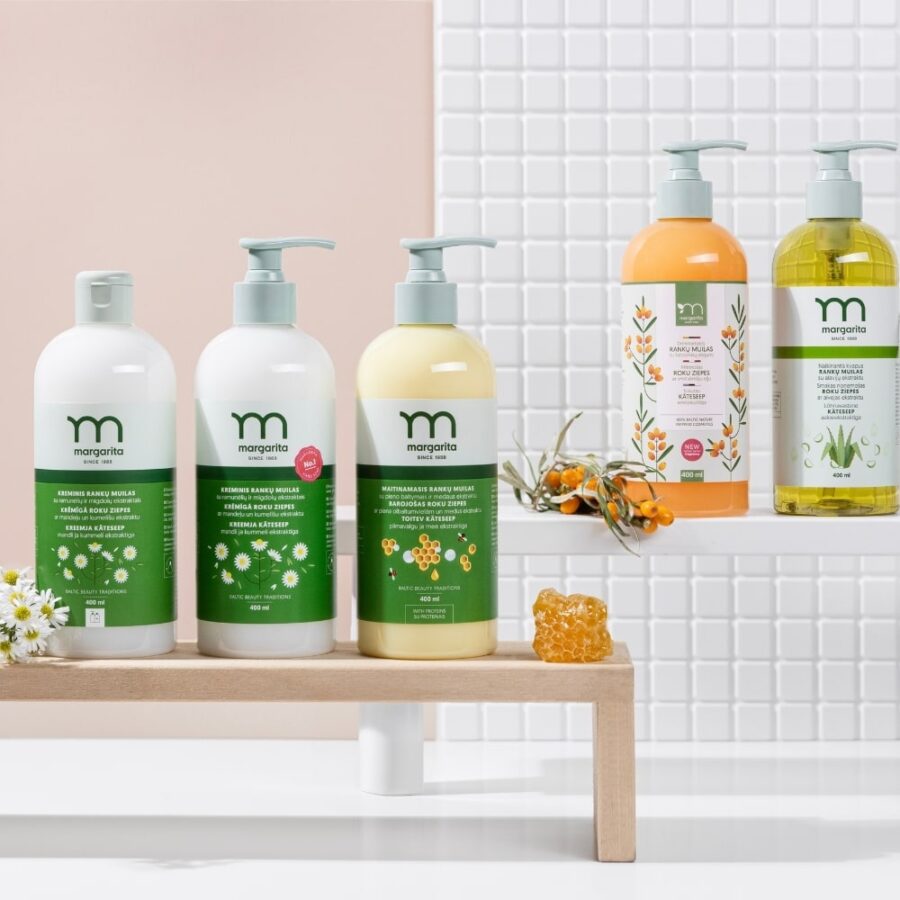 MARGARITA Drėkinamasis rankų muilas su šaltalankių aliejumi 400ml - Image 2