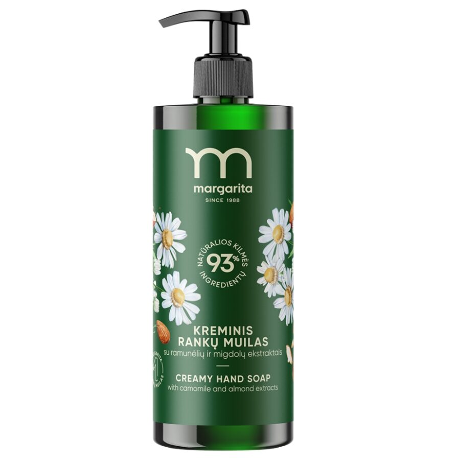 MARGARITA creamy hand soap with almond and camomile extracts, 400 ml