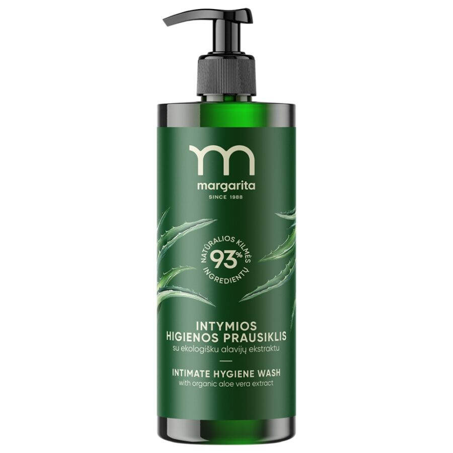 MARGARITA Intymios higienos prausiklis su alavijų ekstraktu 400ml
