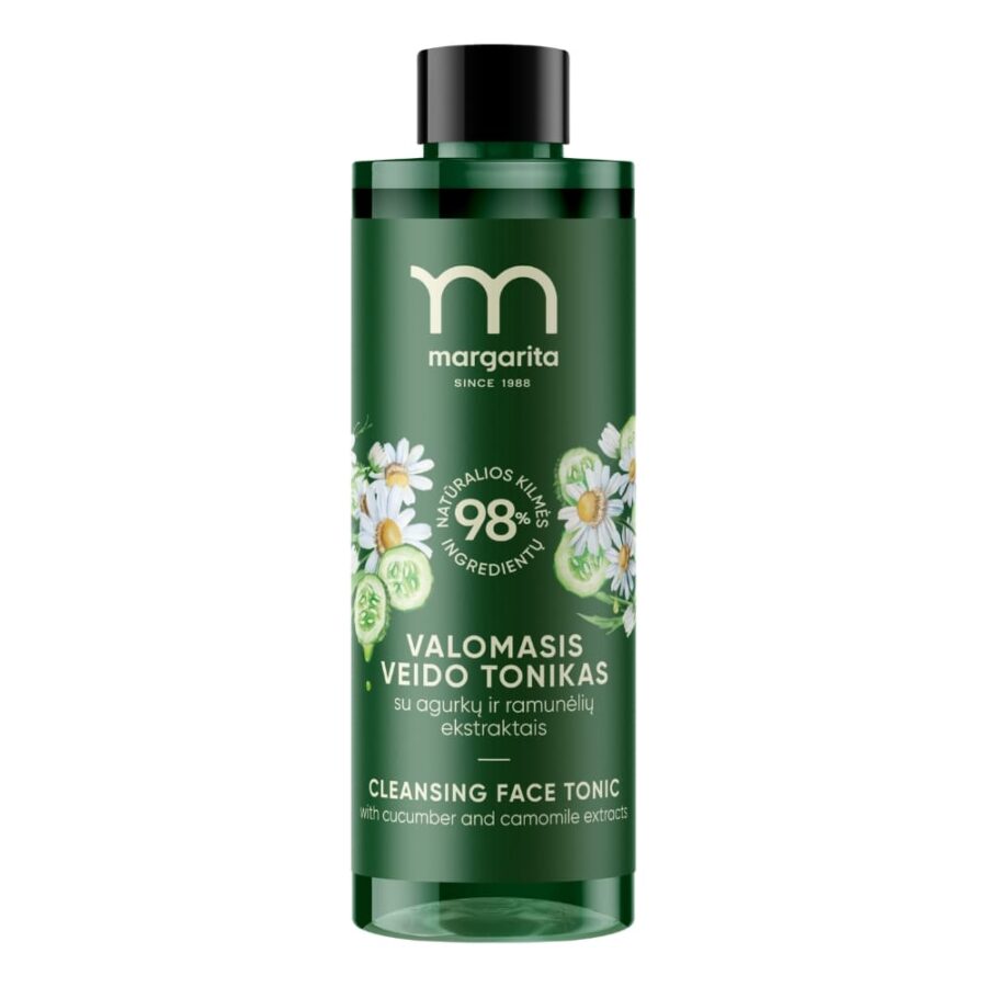 MARGARITA cleansing face tonic with cucumber and camomile extracts 200 ml