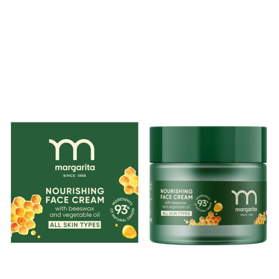 MARGARITA nourishing face cream with beeswax and vegetable oil 50 ml