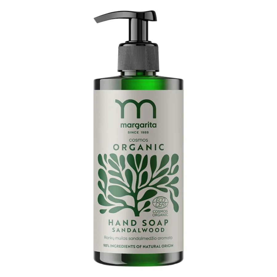 MARGARITA COSMOS ORGANIC rankų muilas sandalmedžio aromato 300 ml