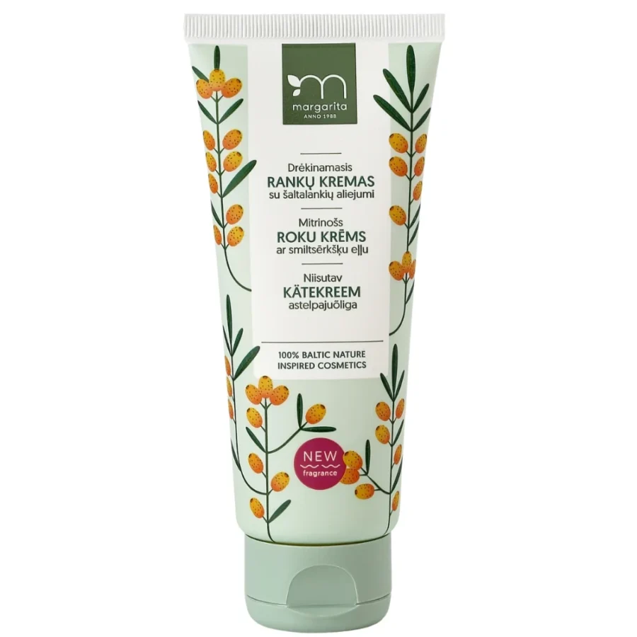MARGARITA Drėkinamasis rankų kremas su šaltalankių aliejumi 75ml