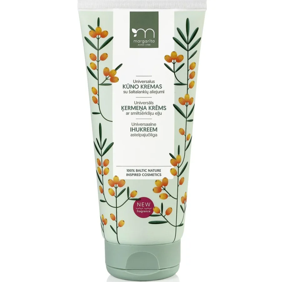 MARGARITA  Kūno kremas su šaltalankių aliejumi 200ml